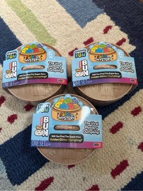 Rainbow Mystery Viral Dumpling Toy - Blue Packaging (Set of 3)